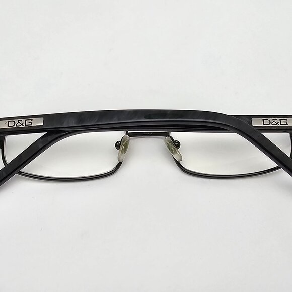 *SOLD* Dolce & Gabbana D&G5048 281 Black Grey Marble Eyeglasses Frame - Picture 9 of 12